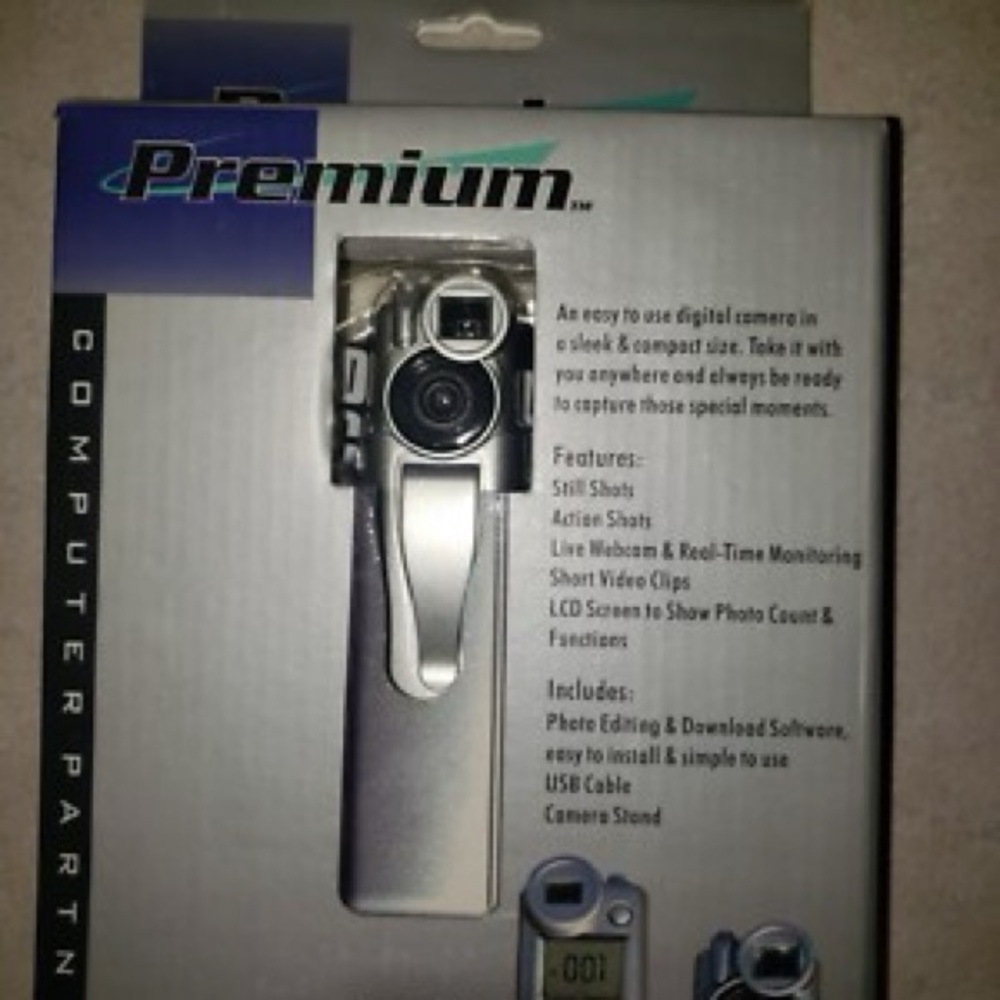 Premium Silver Digital Camera